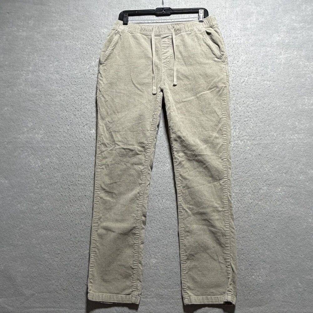Katin Pipeline Corduroy Pant Mens M Medium Beige Drawstring Slim Beach Surf
